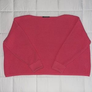 French Connection Waffle Knit Millie Mozart Sweater